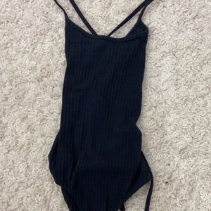 Bodysuit with tie back never worn